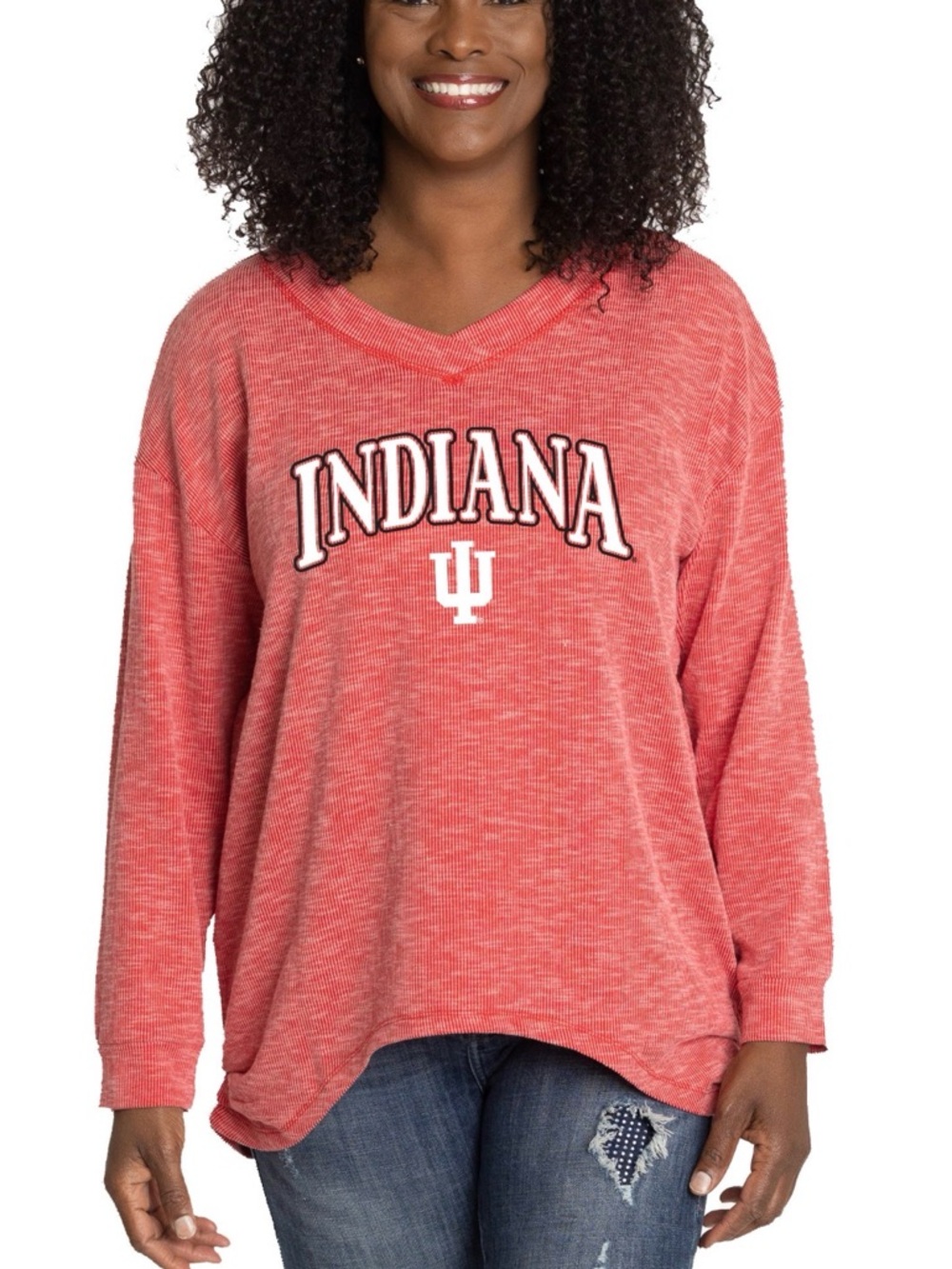 Flying Colors Apparel Indiana Hoosiers Bailey V-Neck